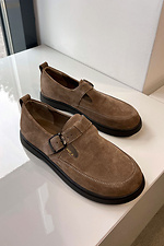 Women's brown suede shoes  4206245 photo №6