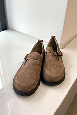Women's brown suede shoes  4206245 photo №8