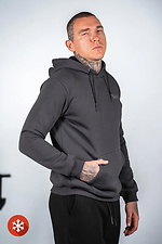 Warmer Fleece-Hoodie für Herren Basic 3 Graphite Teamv 8034246 Foto №2