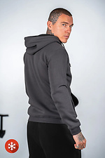 Warmer Fleece-Hoodie für Herren Basic 3 Graphite Teamv 8034246 Foto №4