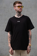 Übergroßes Herren-T-Shirt mit Aufdruck ohne Vintage-Schwarz Without 8049246 Foto №4