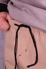 Beżowe spodnie jeansowe męskie bojówki GEN 8000247 zdjęcie №6