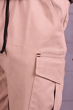 Джинсовые брюки карго мужские бежевого цвета GEN 8000247 фото №7