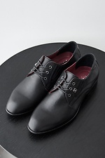 Классические черные туфли из натуральной кожи 8019247 фото №4