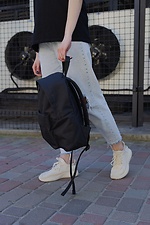 Casual School Backpack for Girls Without Compact With Print Stitch Black Without 8055247 photo №4