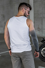 Herren Basic Tank Top Weiß Teamv 8034248 Foto №2