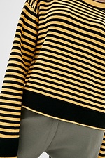 Warm oversized jumper striped vest  4038250 photo №4