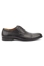 Klassische schwarze Schuhe aus echtem Leder  8019250 Foto №10