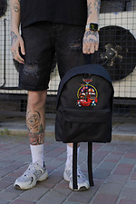 Freizeit-Schulrucksack für Jungen Without Compact mit Druck Cars Schwarz Without 8055250 Foto №2