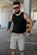 Men's Basic Tank Top Black Teamv 8034252 photo №4