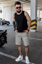 Men's Basic Tank Top Black Teamv 8034252 photo №5