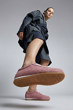 Damen-Sneaker aus rosa Wildleder  4206254 Foto №7