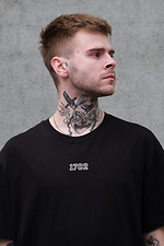 Übergroßes Herren-T-Shirt mit Aufdruck Without Dominion Schwarz Without 8049254 Foto №5