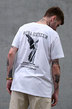 Übergroßes Herren-T-Shirt mit Aufdruck Without Dominion White Without 8049256 Foto №2