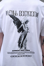 Übergroßes Herren-T-Shirt mit Aufdruck Without Dominion White Without 8049256 Foto №6