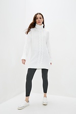 Warm oversized wool sweater with a high neck  4038257 photo №2