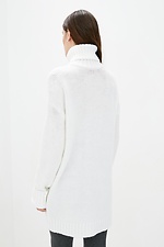Warm oversized wool sweater with a high neck  4038257 photo №3