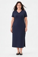 VITA Kleid Dunkelblau Garne 3044258 Foto №3