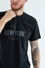 Herren-T-Shirt New York Schwarz Teamv 8034260 Foto №5