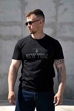 Herren-T-Shirt New York Schwarz Teamv 8034260 Foto №7