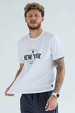 Men's T-shirt New York White Teamv 8034261 photo №2