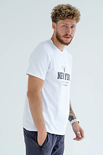 Herren-T-Shirt New York Weiß Teamv 8034261 Foto №4