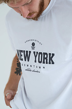 Men's T-shirt New York White Teamv 8034261 photo №6
