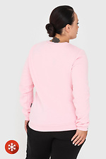 Warm printed "Im Ukrainian" sweatshirt in pink Garne 9001261 photo №2