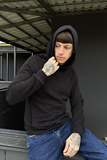 Black BART hoodie with front pocket GEN 8000262 photo №5