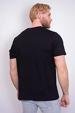 Men's T-shirt Simple Big Black Teamv 8034262 photo №3