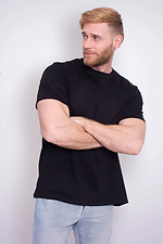 Men's T-shirt Simple Big Black Teamv 8034262 photo №4