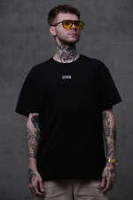 Übergroßes Herren-T-Shirt mit Aufdruck ohne Rick und Morty in Schwarz Without 8049262 Foto №4
