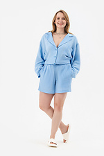 Домашня сорочка FLEUR блакитна Garne 3042263 фото №8