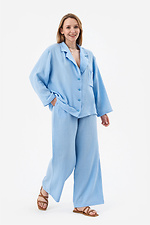 Домашня сорочка FLEUR блакитна Garne 3042263 фото №9