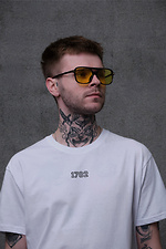 Men's Oversized T-Shirt With Print Without Rick and Morty White Without 8049264 photo №5