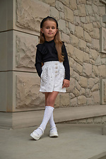 Weiße, durchscheinende Kniestrümpfe für Kinder M-SOCKS 2040266 Foto №10