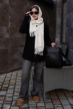 Black small backpack in glossy leatherette Mamakazala 8038267 photo №5
