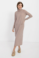 BESSI long knitted dress with stand-up collar Garne 3040270 photo №1