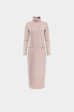 BESSI long knitted dress with stand-up collar Garne 3040270 photo №5