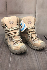 Военная тактическая обувь песочного цвета из непромокаемого нубука Vogel 8035270 фото №2