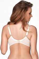 Beige padded bra with wide straps Kinga 4024273 photo №2