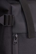 Czarny plecak typu roll-top z kieszenią na laptopa GARD 8011273 zdjęcie №6