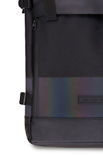 Black roll-top backpack with laptop pocket GARD 8011273 photo №7