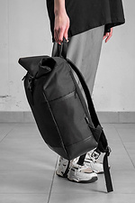 Casual School Rolltop Backpack For Girls With Super Mario Print Black Without 8055273 photo №3