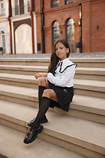 Children's black lace knee socks M-SOCKS 2040275 photo №2