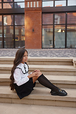 Children's black lace knee socks M-SOCKS 2040275 photo №3