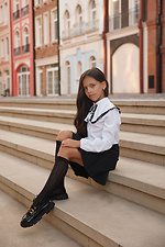 Children's black lace knee socks M-SOCKS 2040275 photo №4