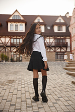 Children's black lace knee socks M-SOCKS 2040275 photo №5