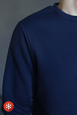 Ocieplana bluza męska z niebieskim nadrukiem herbu Garne 9001276 zdjęcie №3