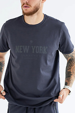 Чоловіча футболка New York Попеляста Teamv 8034277 фото №5